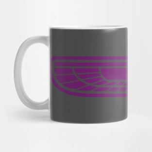 Mauve Winged Sun Logo Mug